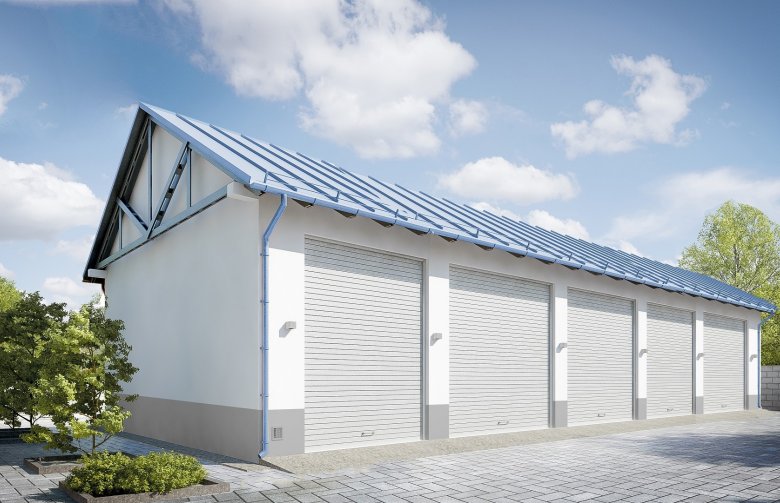Projekt domu energooszczędnego G210 - Budynek garazowy