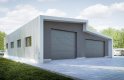 Projekt domu energooszczędnego G211 - Budynek garażowo - gospodarczy - wizualizacja 0