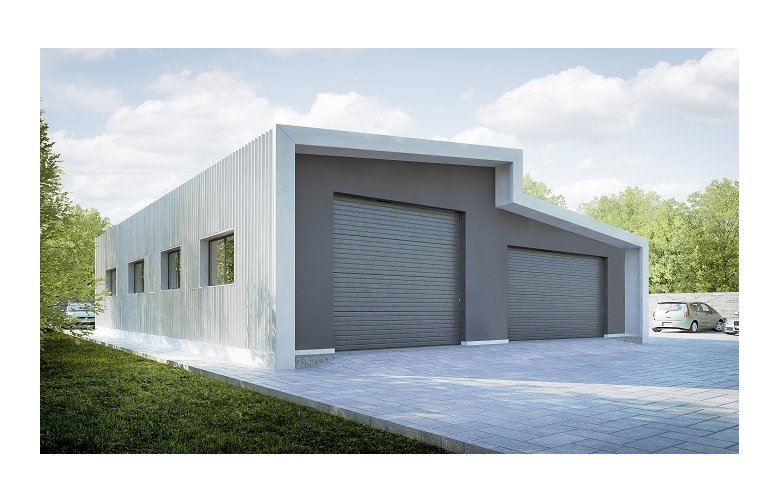 Projekt domu energooszczędnego G211 - Budynek garażowo - gospodarczy