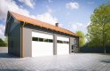 Projekt domu energooszczędnego G215 - Budynek garażowo - gospodarczy - wizualizacja 0