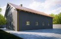 Projekt domu energooszczędnego G215 - Budynek garażowo - gospodarczy - wizualizacja 1