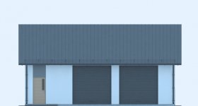 Elewacja projektu G216 - Budynek garażowy - 1 - wersja lustrzana