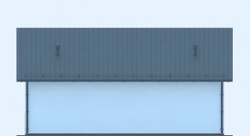 Elewacja projektu G216 - Budynek garażowy - 3 - wersja lustrzana