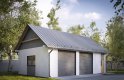 Projekt domu energooszczędnego G216 - Budynek garażowy - wizualizacja 0