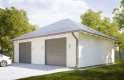 Projekt domu energooszczędnego G217 - Budynek garażowy - wizualizacja 0