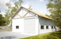 Projekt domu energooszczędnego G218 - Budynek garażowo - gospodarczy - wizualizacja 1
