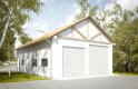 Projekt domu energooszczędnego G218 - Budynek garażowo - gospodarczy - wizualizacja 0