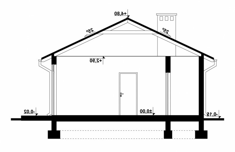 Projekt domu nowoczesnego G226 - Budynek gospodarczy - 