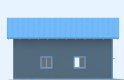 Projekt domu nowoczesnego G232 - Budynek gospodarczy - elewacja 4