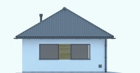 Elewacja projektu G242 - Budynek garażowo-gospodarczy - 4