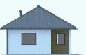 Projekt domu energooszczędnego G242 - Budynek garażowo-gospodarczy - elewacja 2