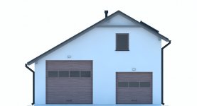 Elewacja projektu G243 - Budynek garażowy - 1 - wersja lustrzana