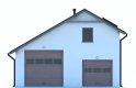 Projekt domu energooszczędnego G243 - Budynek garażowy - elewacja 1