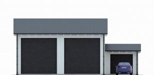 Elewacja projektu G251 - Budynek garażowy - 2