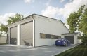 Projekt domu energooszczędnego G251 - Budynek garażowy - wizualizacja 0