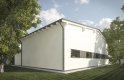 Projekt domu energooszczędnego G251 - Budynek garażowy - wizualizacja 1