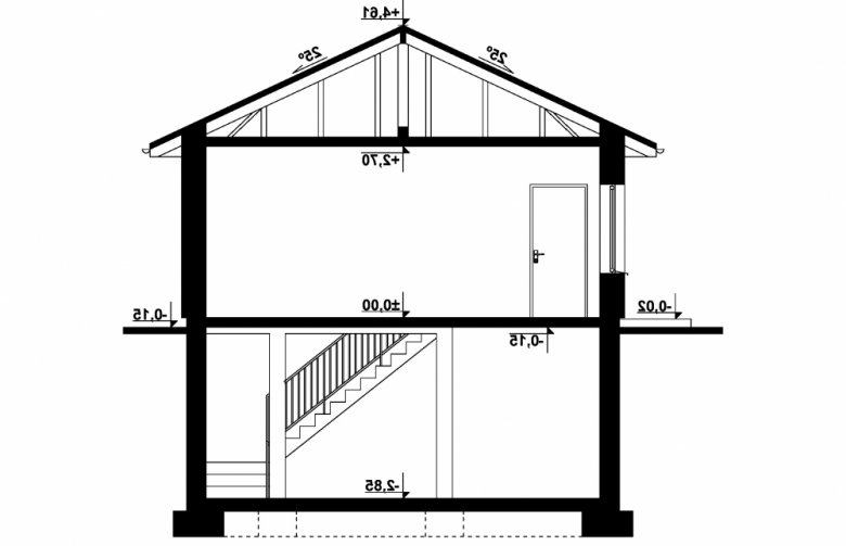 Projekt domu nowoczesnego G257 - Budynek gospodarczy - 