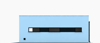 Elewacja projektu G261 - Budynek garażowo - gospodarczy - 2