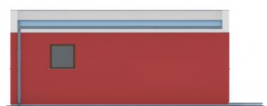 Elewacja projektu G263 - Budynek garażowy - 3 - wersja lustrzana