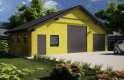 Projekt domu energooszczędnego G264 - Budynek garażowo-gospodarczy - wizualizacja 0