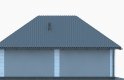 Projekt domu energooszczędnego G267 - Budynek garażowo - gospodarczy - elewacja 2