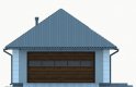 Projekt domu energooszczędnego G267 - Budynek garażowo - gospodarczy - elewacja 1