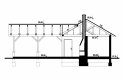 Projekt domu nowoczesnego G282 - Budynek gospodarczy - przekrój 1