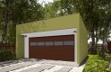 Projekt domu energooszczędnego G297 - Budynek garażowy - wizualizacja 0