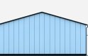Projekt domu nowoczesnego G270 - Budynek magazynowy - elewacja 4