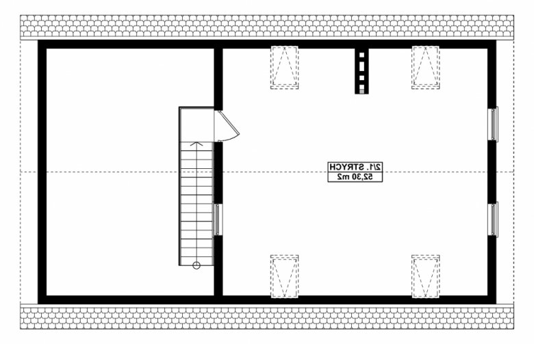 Projekt domu energooszczędnego G286 - Budynek garażowo - gospodarczy - 