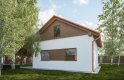 Projekt domu energooszczędnego G298 - Budynek garażowy z wiatą - wizualizacja 1