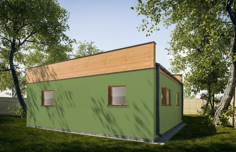 Projekt domu energooszczędnego G303 - Budynek garażowo - gospodarczy