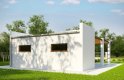 Projekt domu energooszczędnego G175 - Budynek garażowo - gospodarczy - wizualizacja 1