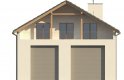 Projekt domu wolnostojącego G200 - Budynek mieszkalno - garażowy - elewacja 1