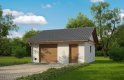 Projekt domu energooszczędnego G180 - Budynek garażowo - gospodarczy - wizualizacja 0