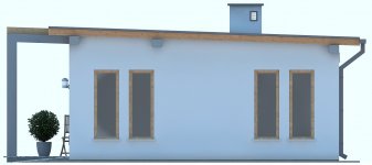 Elewacja projektu G182 - Budynek rekreacyjny - 2