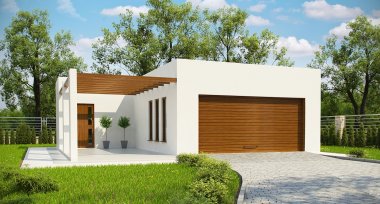 Projekt domu G199 - Budynek garażowo - gospodarczy
