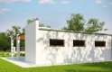 Projekt domu energooszczędnego G199 - Budynek garażowo - gospodarczy - wizualizacja 1