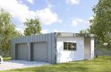 Projekt domu energooszczędnego G197 - Budynek garażowy - wizualizacja 0