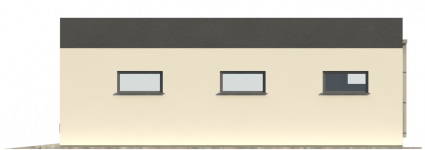 Elewacja projektu G178 - Budynek garażowy - 1 - wersja lustrzana