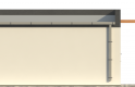 Projekt domu energooszczędnego G178 - Budynek garażowy - elewacja 2