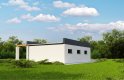Projekt domu energooszczędnego G178 - Budynek garażowy - wizualizacja 1