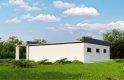 Projekt domu energooszczędnego G185 -  Budynek garażowo - gospodarczy - wizualizacja 1
