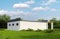 Projekt domu energooszczędnego G185 -  Budynek garażowo - gospodarczy - wizualizacja 1