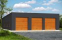 Projekt domu energooszczędnego G186 - Budynek garażowy - wizualizacja 0