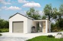 Projekt domu energooszczędnego G187 - Budynek garażowy - wizualizacja 0