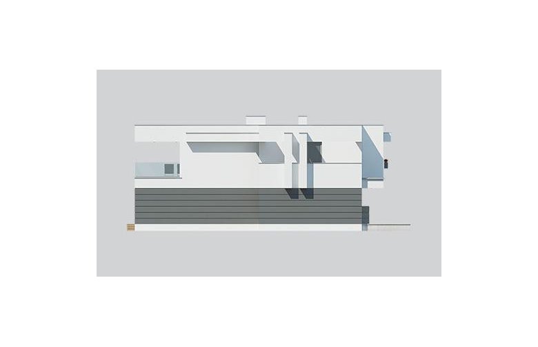 Projekt domu z poddaszem LK&1252 - elewacja 3