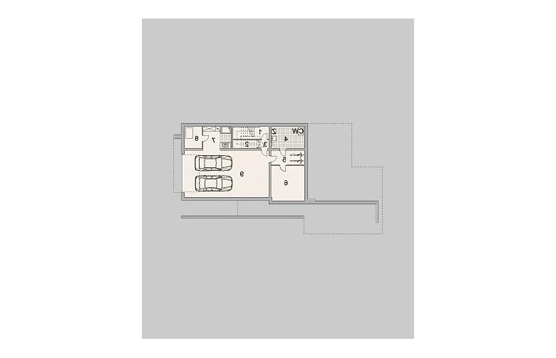 Projekt domu z poddaszem LK&1210 - piwnica