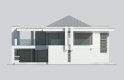 Projekt domu z poddaszem LK&1233 - elewacja 2