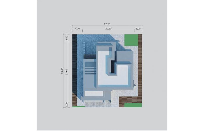 Projekt domu z poddaszem LK&1211 - Usytuowanie